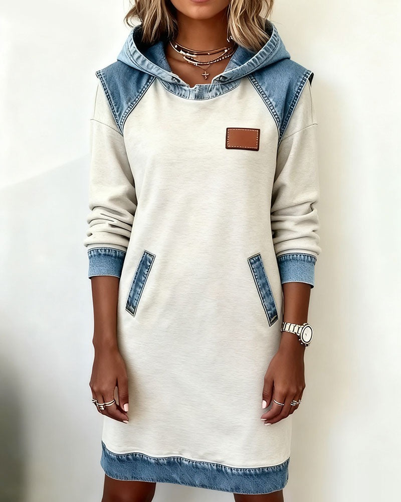 Sofia™ | Denim Dress with Hood
