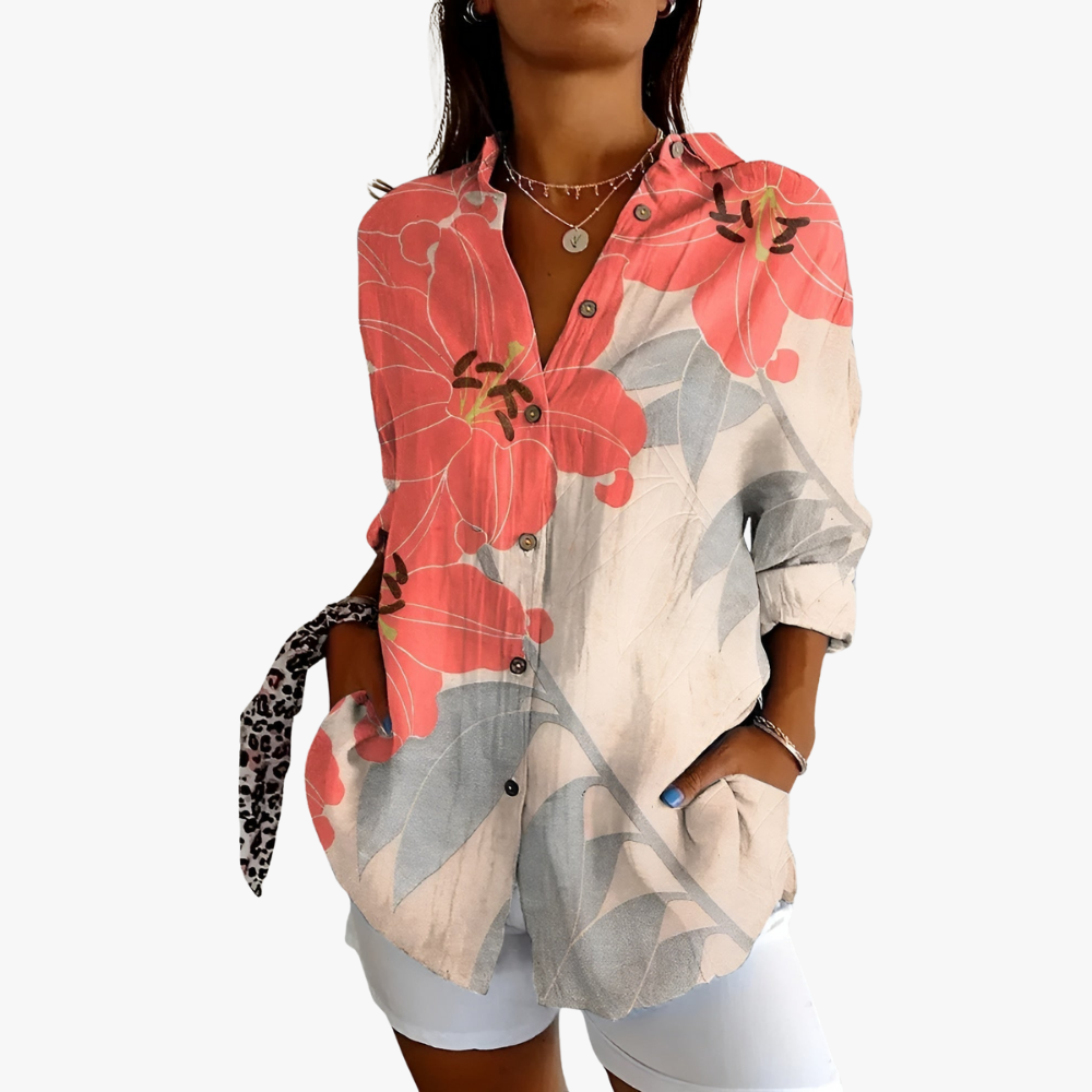 Maia | Floral Summer Blouse