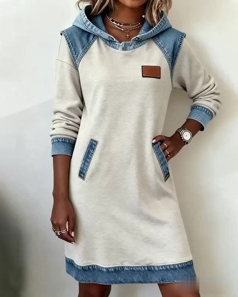 Sofia™ | Denim Dress with Hood