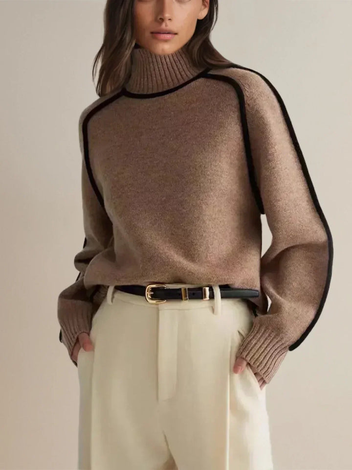 Donna | Cozy Soft-Knit Turtleneck Sweater