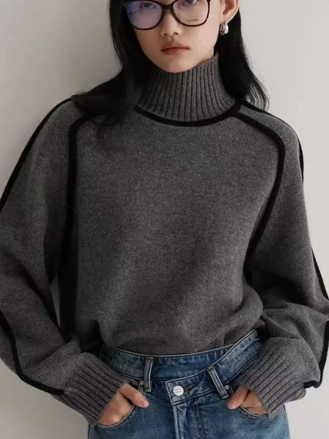 Donna | Cozy Soft-Knit Turtleneck Sweater