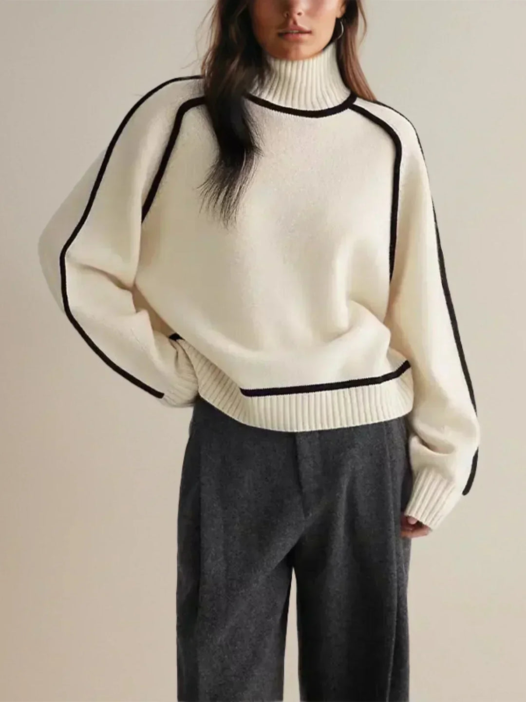 Donna | Cozy Soft-Knit Turtleneck Sweater