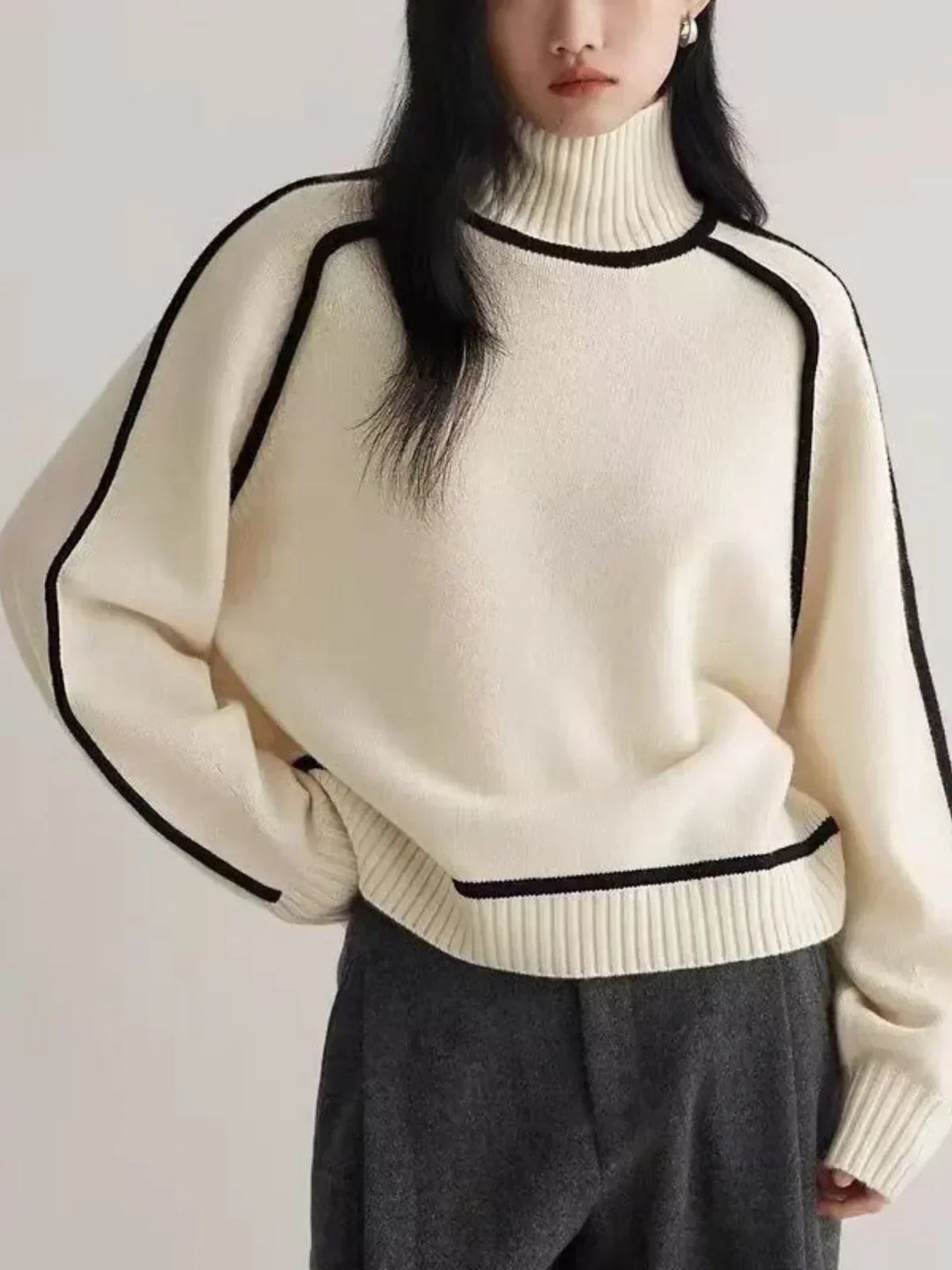 Donna | Cozy Soft-Knit Turtleneck Sweater