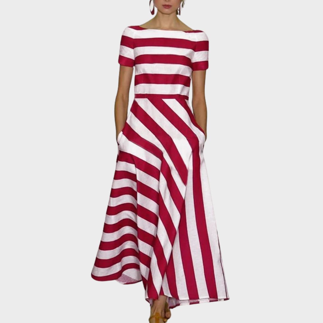 Hayden Aria | Light & Fluid Stripe Dress