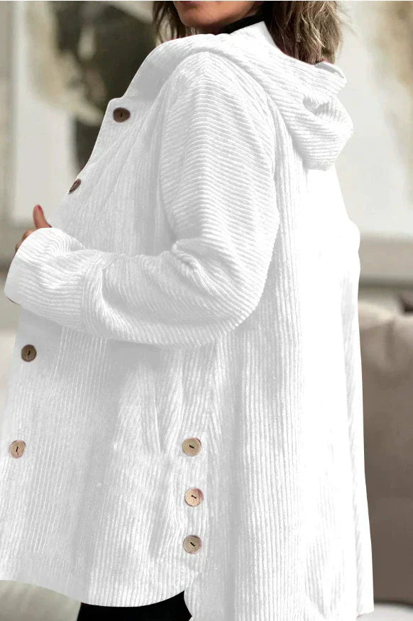 Cordia™ | Comfortable Hooded Corduroy Jacket