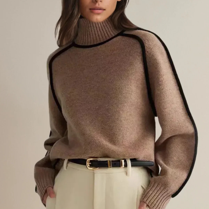 Donna | Cozy Soft-Knit Turtleneck Sweater