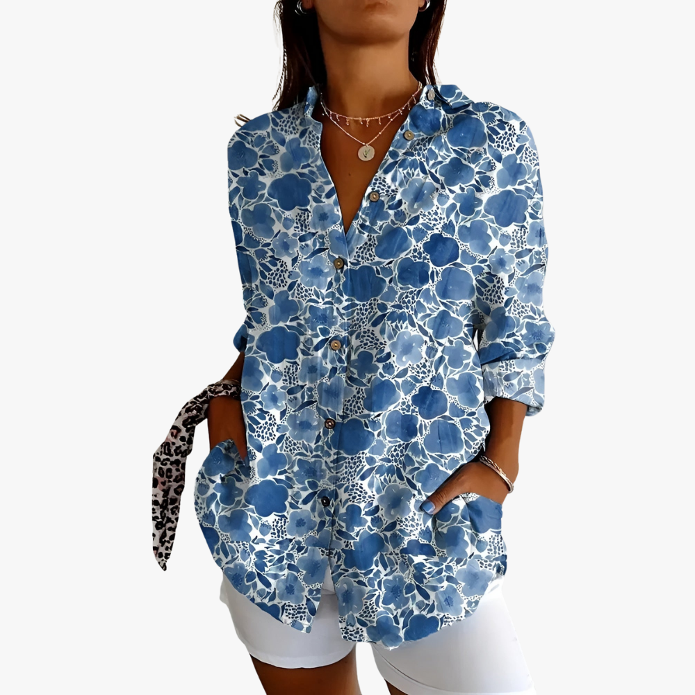 Maia | Floral Summer Blouse