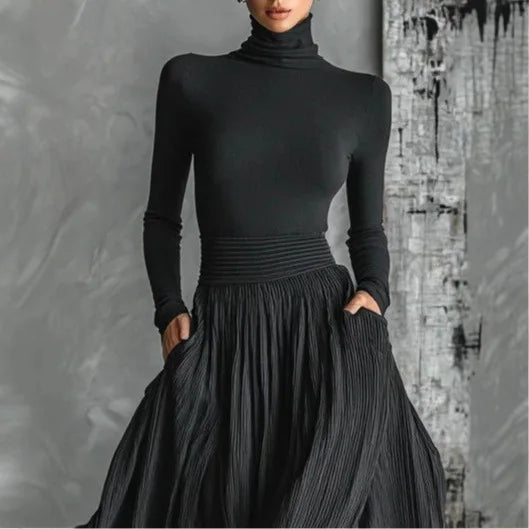 Hayden Aline™ | High Waist Maxi Skirt Plus Shirt