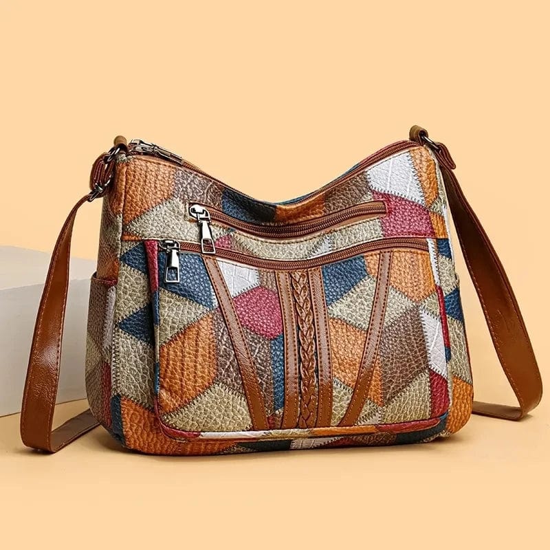 Mary & Anne | Mosaic Leather Handbag