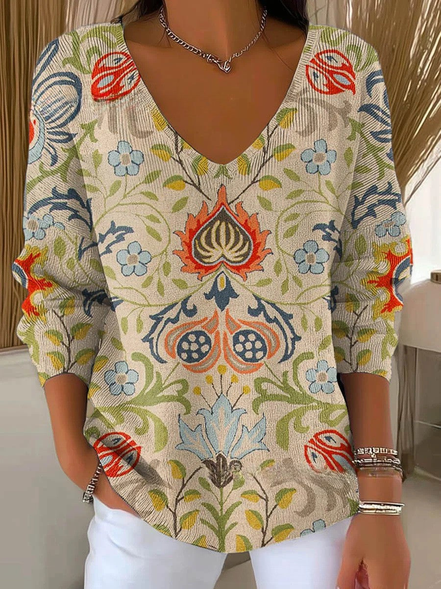 MARGAUX | V-Neck Knitted Sweater