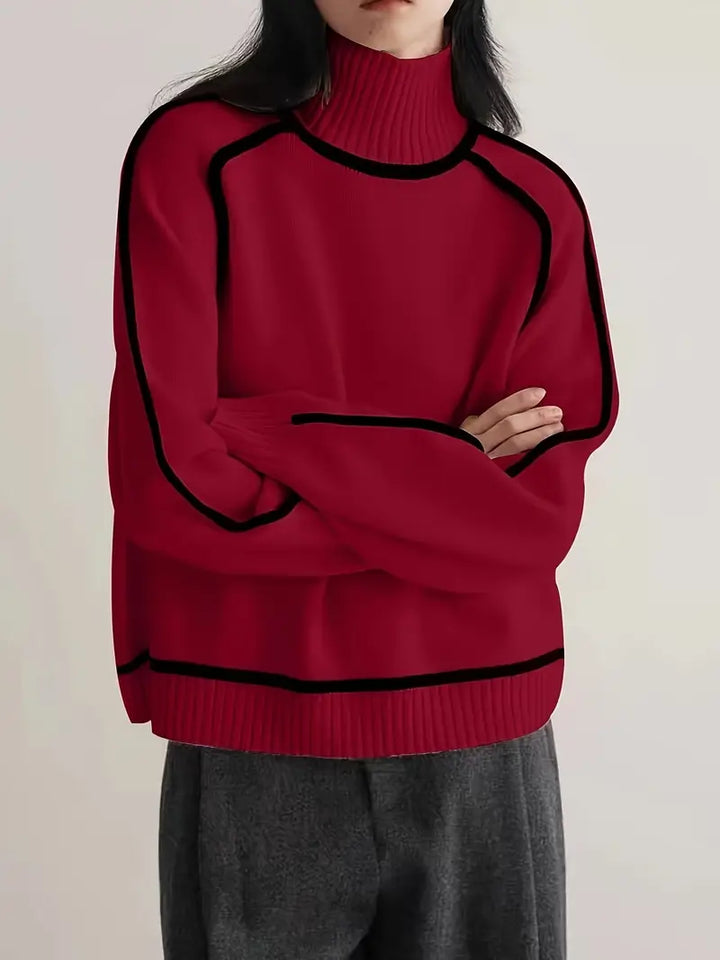 Donna | Cozy Soft-Knit Turtleneck Sweater